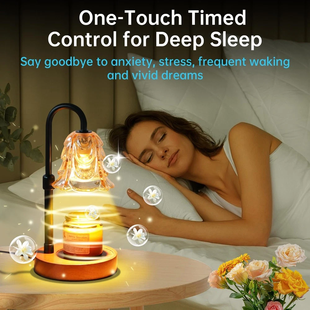 Dimmable Aromatherapy Candle Warmer Lamp Adjustable Brightness Fragrance Diffuser With Light Home Decor Bedroom Living Room