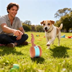 tail-equipped cat interactive ball, intelligent automatic rolling, self-entertainment pet toy for cats