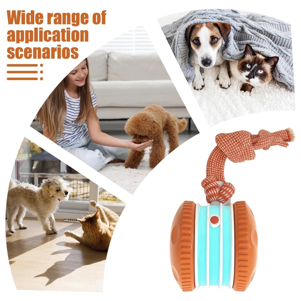 Tail-equipped Cat Interactive Ball, Intelligent Automatic Rolling, Self-entertainment Pet Toy for Cats