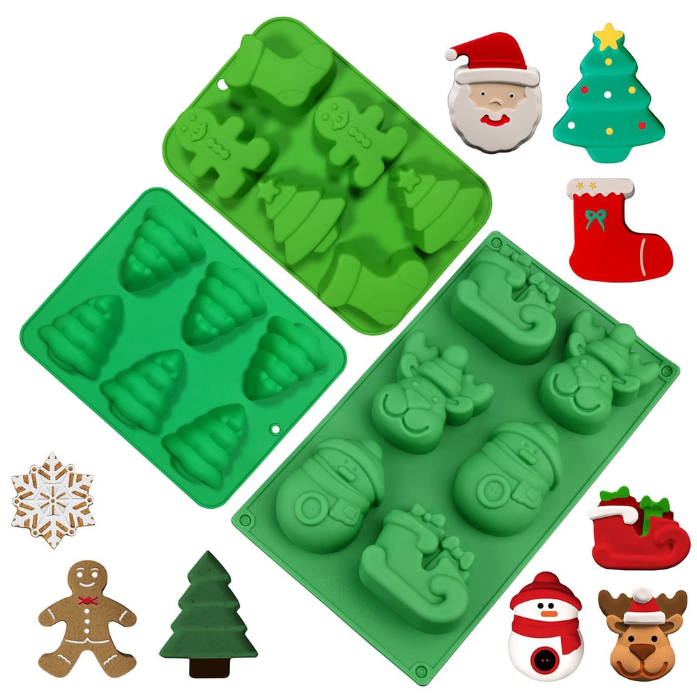 DIY Christmas Tree Cake Mold, Silicone Chocolate Cake Mold, Christmas Baking Tools for Perfect Holiday Cakes