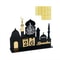 Eid Al-Fitr Countdown Calendar, Acrylic Ramadan Countdown Decoration with Replaceable Numbers