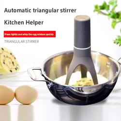 egg beater, fully automatic triangular mixer, ideal for baking and cooking, easy to clean