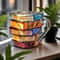 Large Capacity Coloring Book Glass Mug Coffee Cup Gift For Office And Home Thickened Handle 1