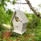 Wooden Bird Nest, Bird Feeder, Mini Wooden Birdhouse, Garden Hanging Birdhouse for Creative Yard Decoration