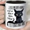 Cat Pattern Coffee Cup, Ceramic Mug for Office & Home Use, Perfect Holiday Gift