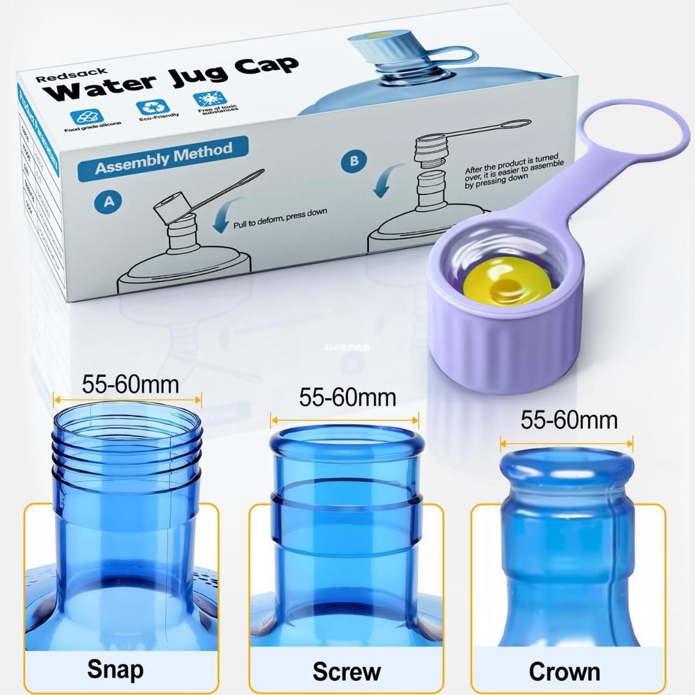 Anti-Drop Bottle Cap Design, Ideal Bottle Openings for Household Use and Convenience