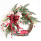 Red Truck Christmas Wreath Home Wreath Decoration Christmas Door Hanging Decoration 3