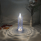 LED Crystal Candle Light Table Lamp, Rose Projection Atmosphere Light for Weddings & Parties