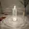 LED Crystal Candle Light Table Lamp, Rose Projection Atmosphere Light for Weddings & Parties