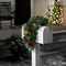 Christmas decorations ground mushrooms Christmas tree mailbox decoration garland red fruit rattan