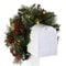 Christmas decorations ground mushrooms Christmas tree mailbox decoration garland red fruit rattan