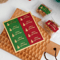 Vintage Kraft Paper Christmas Tree Sealing Stickers, Hot Stamping Gift Stickers, Decorative Baking Packaging Stickers