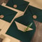 Vintage Dark Green Envelopes for Greeting Cards, Weddings, Birthday Parties & Business Invitations