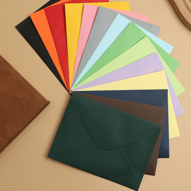 Vintage Dark Green Envelopes for Greeting Cards, Weddings, Birthday Parties & Business Invitations