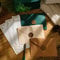 Vintage Dark Green Envelopes for Greeting Cards, Weddings, Birthday Parties & Business Invitations