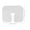 Lightweight Disposable Pillow Cover U Shaped Face Cushion, Breathable Face Towel for Massage Bed Hole