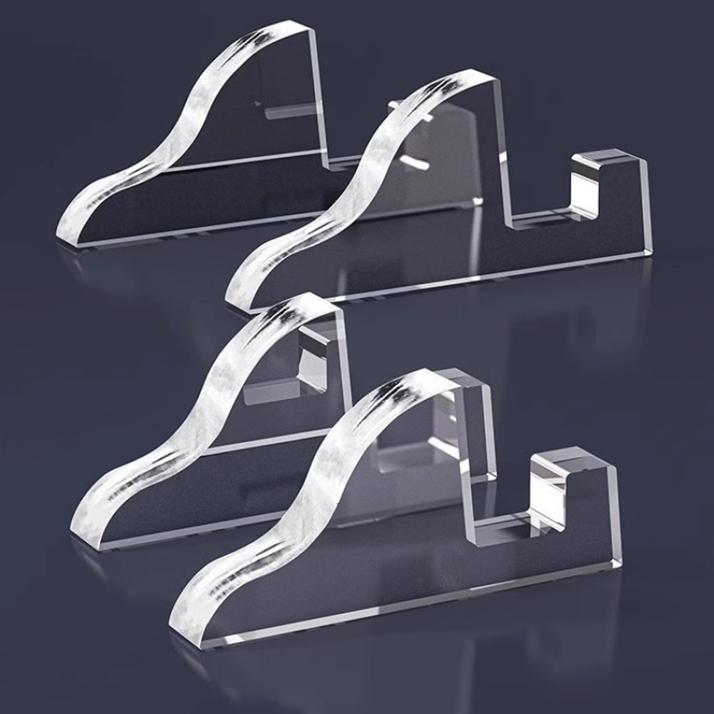 Medal Certificate Desktop Ornament, Transparent Acrylic Photo Frame Stand, Display Cabinet Base Stand