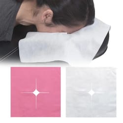 lightweight breathable beauty salon face towel with hole for face lying pillow massage bed hole cross
