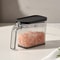 Household Seasoning Box with Spoon, Moisture-Proof MSG Salt Storage Bottle, Kitchen Organizer