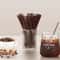 Individually Packaged Wooden Coffee Stirring Sticks, Disposable Three-Hole Straws for Hot Drinks, Cold Drinks, Juice