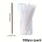 Individually Packaged Wooden Coffee Stirring Sticks, Disposable Three-Hole Straws for Hot Drinks, Cold Drinks, Juice