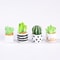Cute Cactus Plant Potted Plants, Succulent Potted Ornaments, Indoor Desktop Decoration