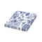 Blue Peony Flower Printed Vintage Style Napkins, Holiday Themed Disposable Double Layer Colorful Square Tissue