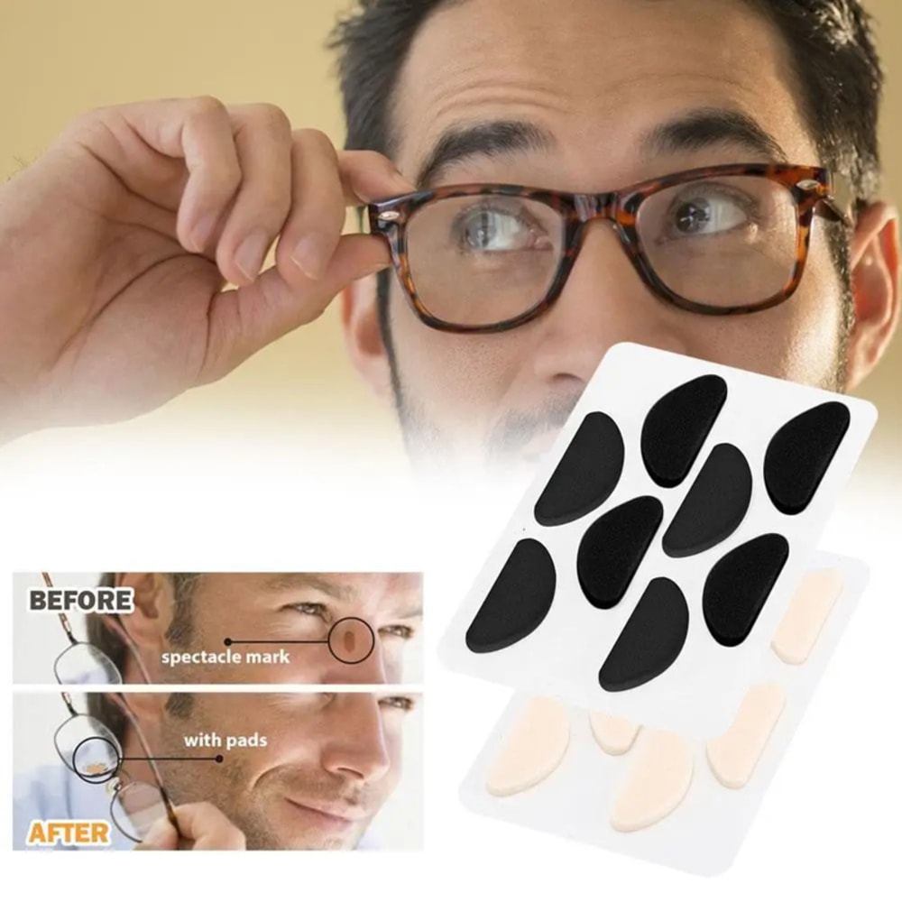 Nose Pads for Glasses, Sunglasses, Eyeglasses, Anti-slip EVA Sponge Material Eyewear Accessories