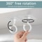 Adhesive Wall Door Mount Hangers for Kitchen, Bathroom, Wardrobe, Ceiling Rotating Hooks Storage Organization