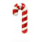 Red Cane Aluminum Film Christmas Candy Cane Balloon, Festival Party Atmosphere Decoration for New Year