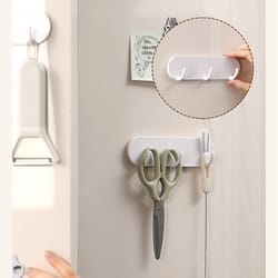 magnetic refrigerator hook, punch-free kitchen side hanger, microwave oven iron door washing machine wall hook