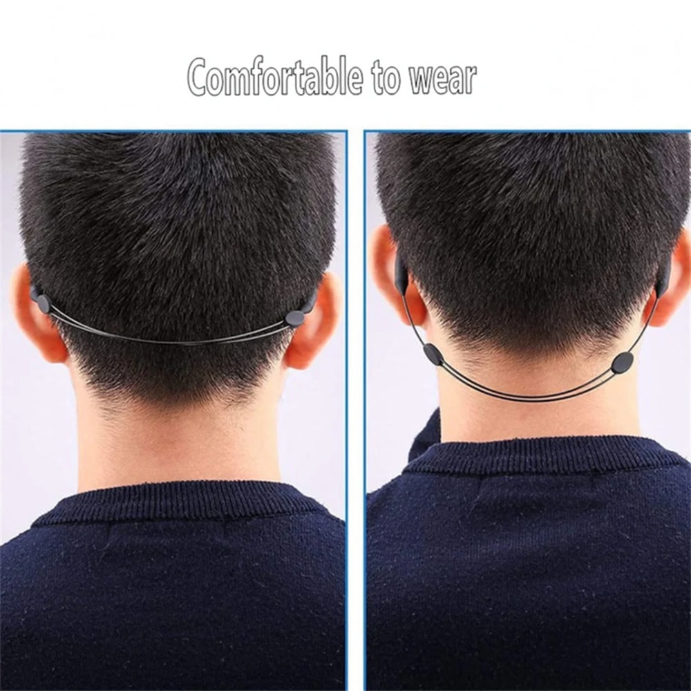 Sunglasses Cord for Kids, Men & Women, Adjustable Wire Anti-Slip Chain Ear Hook Holder