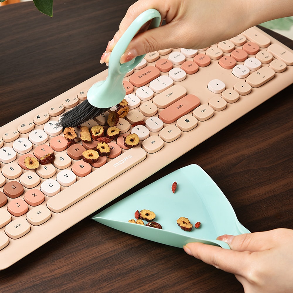 Mini Dustpan and Broom Set, Drawer and Desktop Cleaning Brush, Kitchen and Dining Table Brush