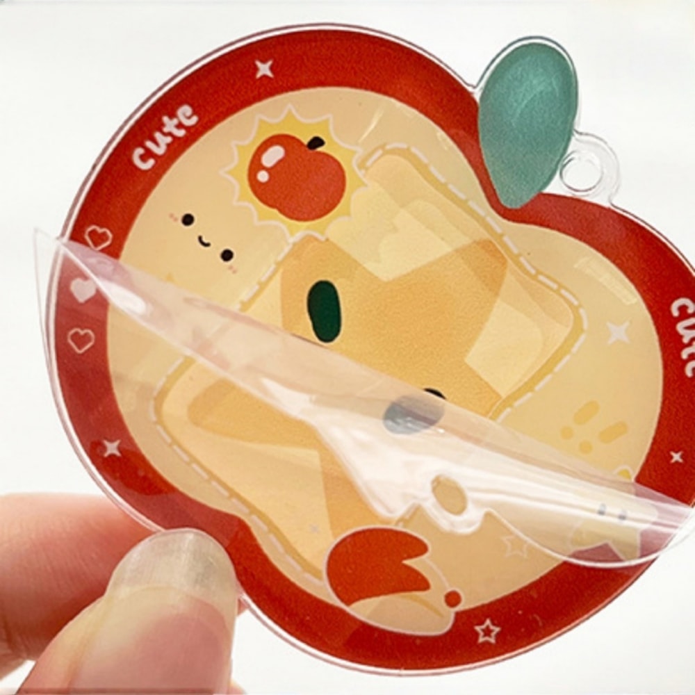 Acrylic Slide Photo Frame Pendant, Photo Storage Frame Card Holder, Bag Decoration Keychain Pendant