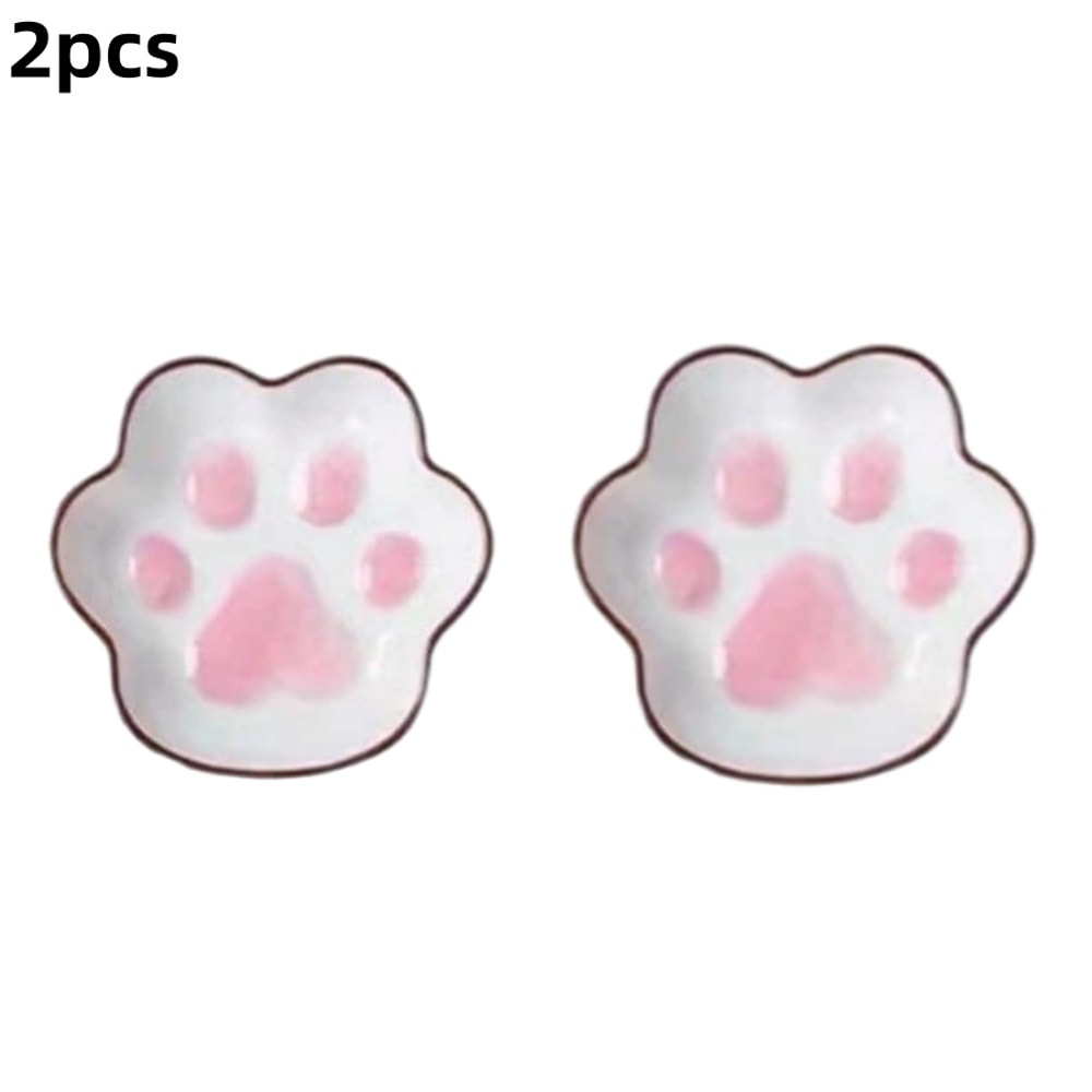 Cartoon Cat Paw Dish for Mustard, Soy Sauce, Tomato Sauce, Salad, Cute Home Dipping Plate