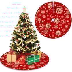 creative cute christmas tree base skirt, christmas carpet decoration for window and mall, atmosphere holiday skirt