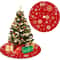 Creative Cute Christmas Tree Base Skirt, Christmas Carpet Decoration for Window and Mall, Atmosphere Holiday Skirt
