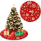 Creative Cute Christmas Tree Base Skirt, Christmas Carpet Decoration for Window and Mall, Atmosphere Holiday Skirt