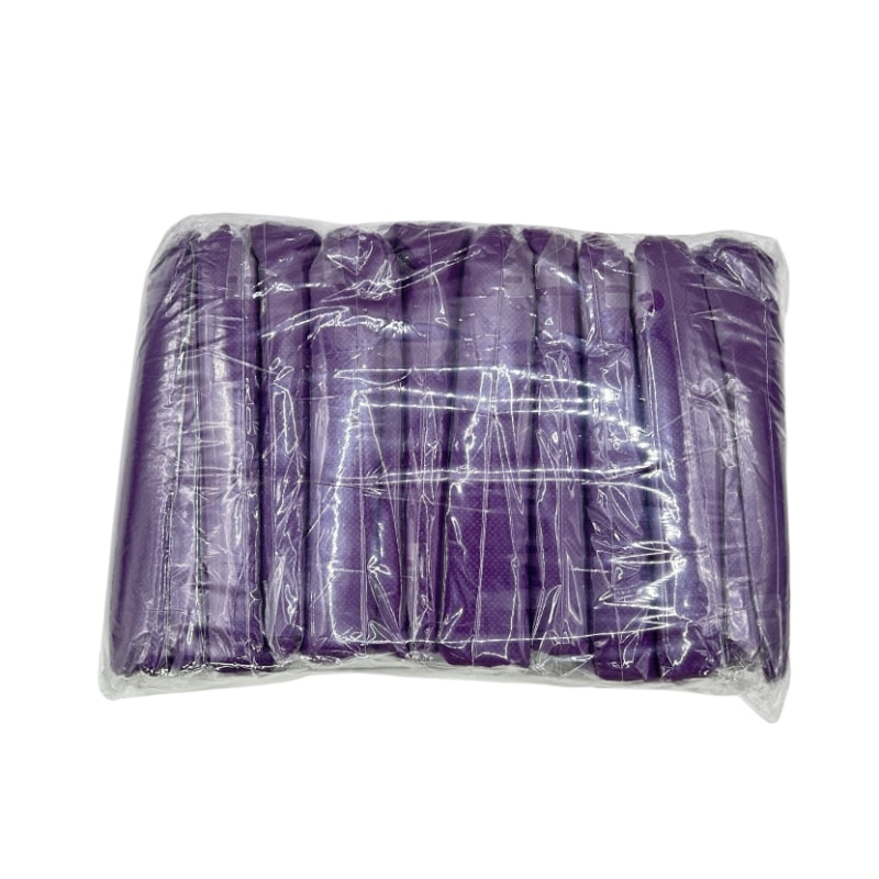 NonWoven Disposable Purple Salon Bath Dress Strapless Suitable For Spa Sauna Salon 6
