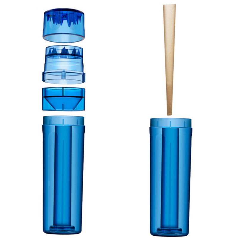 All-in-One Smoking Device, Plastic Grinder Jar PC for Easy Grinding