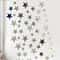 Self-Adhesive Acrylic Wall Decals, Mirror Star Wall Stickers for Office, Cafe, Restaurant, Shop Decor
