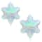 Winter Festival Transparent Colorful Snowflake Aluminum Foil Balloons, Christmas New Year Party Decorations