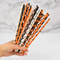 Disposable Halloween Mixed Paper Straws, Party Table Decoration for Juice and Cocktail Beverage Straws