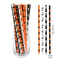 Disposable Halloween Mixed Paper Straws, Party Table Decoration for Juice and Cocktail Beverage Straws