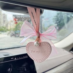 love heart car air freshener, valentine's day aromatherapy pendant, hanging decoration for bathroom