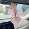 Love Heart Car Air Freshener, Valentine's Day Aromatherapy Pendant, Hanging Decoration for Bathroom