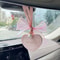 Love Heart Car Air Freshener, Valentine's Day Aromatherapy Pendant, Hanging Decoration for Bathroom