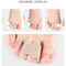 Elastic Band Hallux Valgus Corrector for Day and Night Use, Middle Toe Separator for Men and Women
