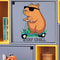 Personalized Toilet Stickers, Fun Capybara Wall Sticker for Bedroom Decor