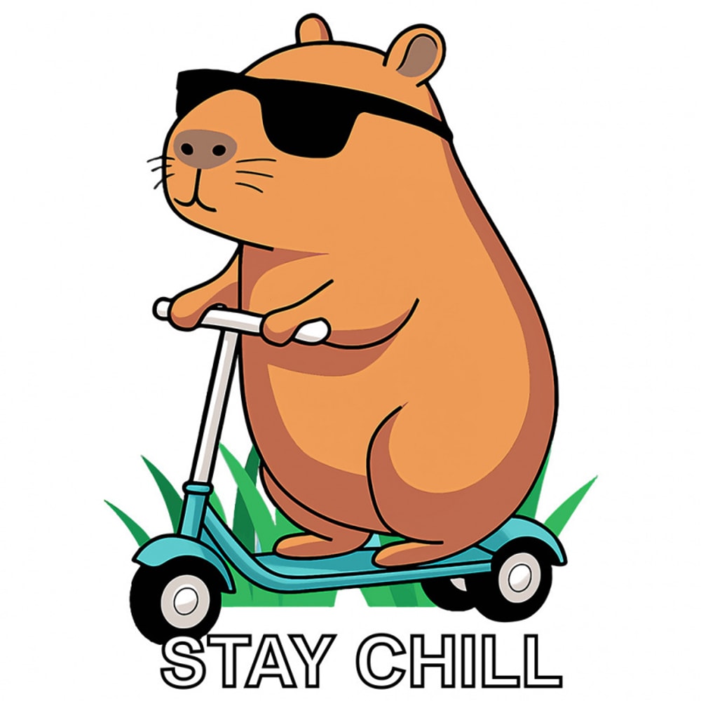 Personalized Toilet Stickers, Fun Capybara Wall Sticker for Bedroom Decor